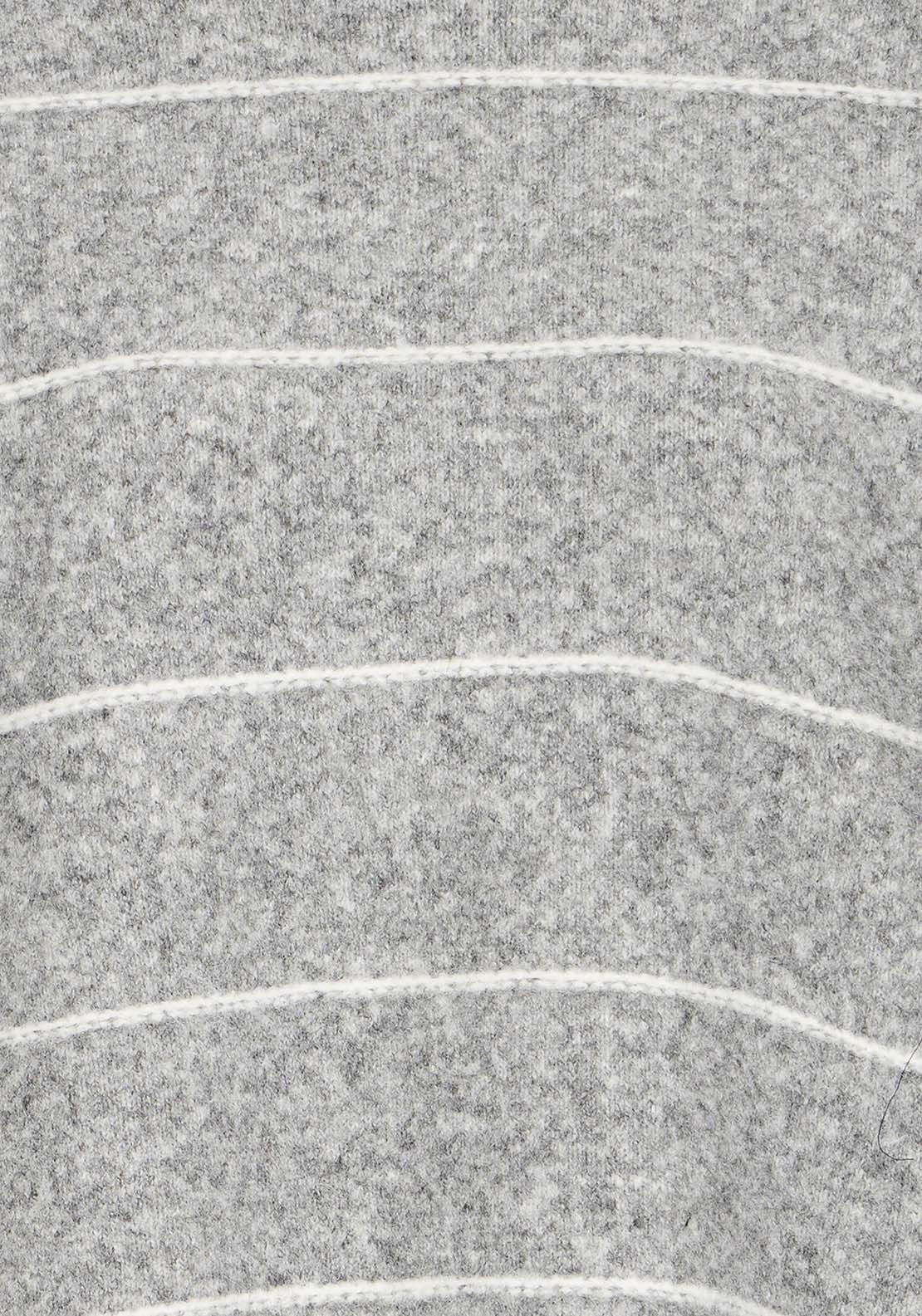 Fransa Knit Pullover - Feather Gray Mix 4 Shaws Department Stores