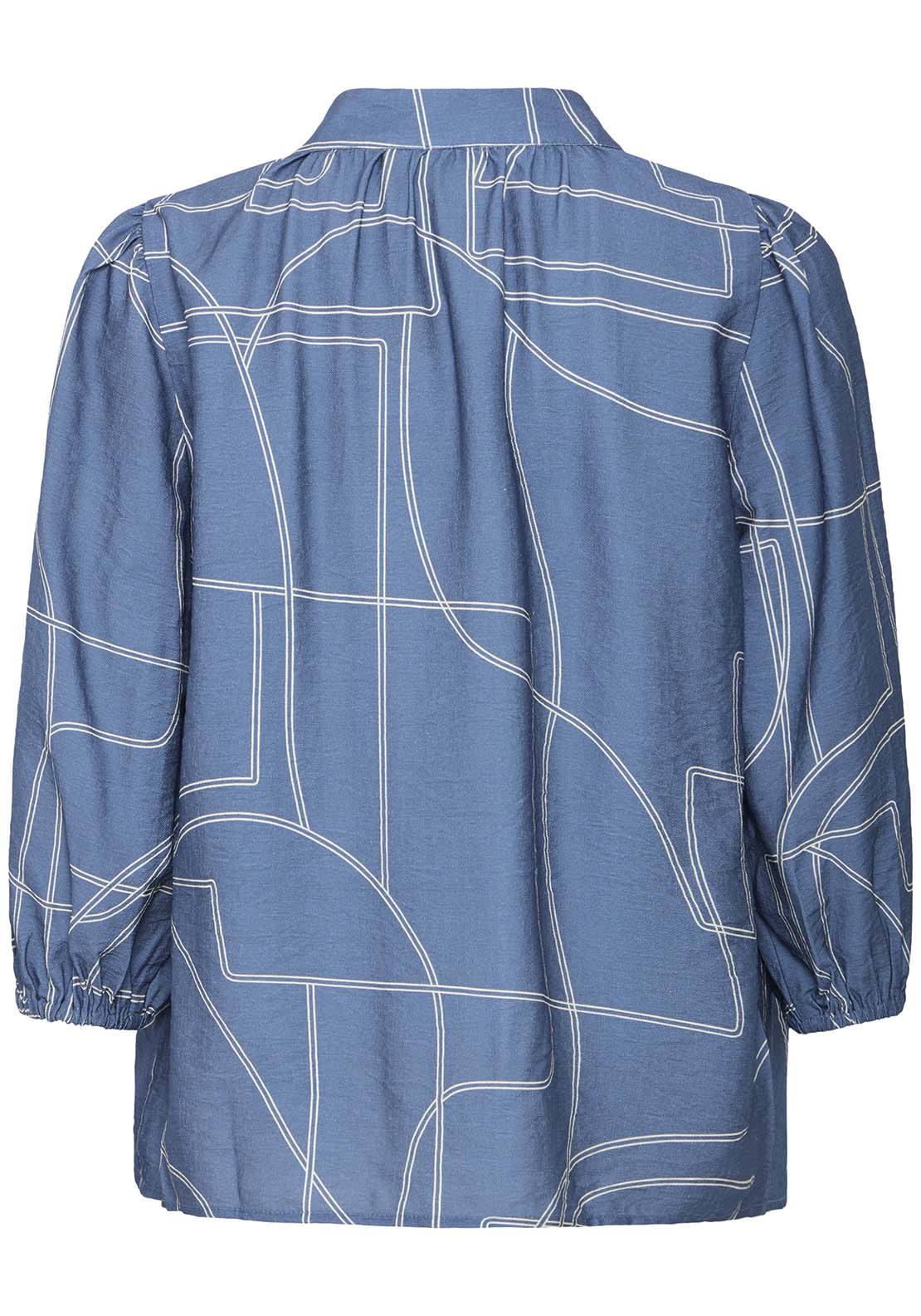 Fransa Long Sleeve Blouse - Bering Sea Art 7 Shaws Department Stores