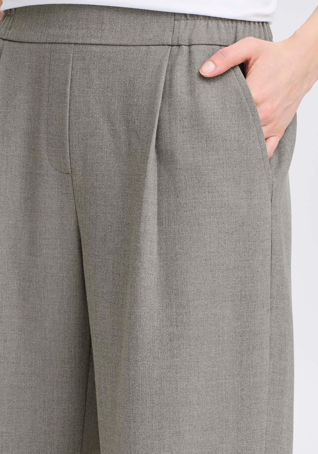 Fransa Suit Pants - Brown 3 Shaws Department Stores
