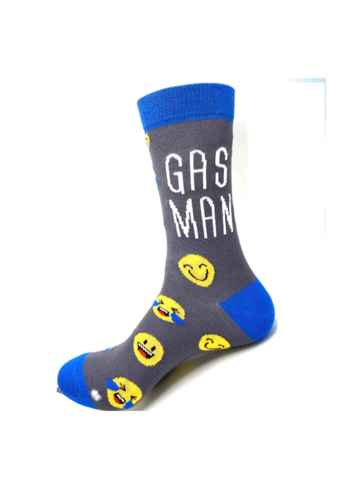 Sock Therapy Gas Man Socks - Grey / Blue 1 Shaws Department Stores