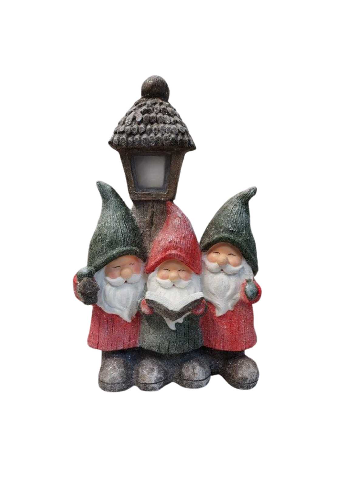 The Home Christmas 3 Santas With Light 1 Shaws Department Stores