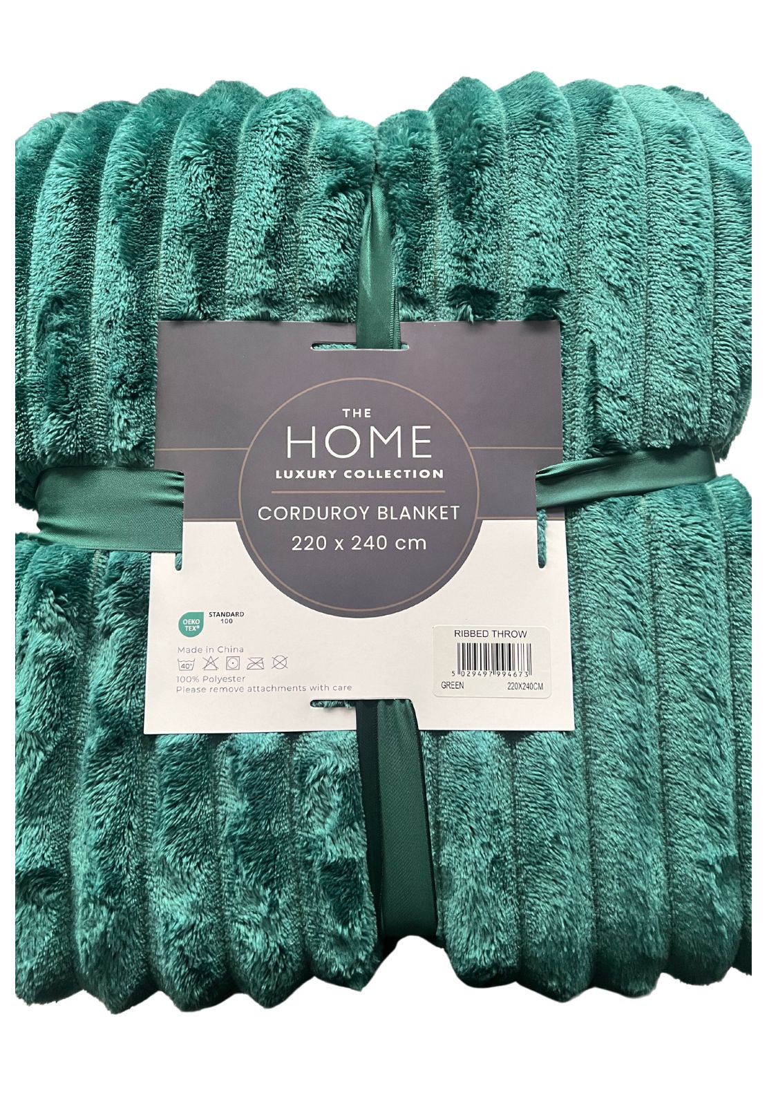 The Home Collection Ribbed Throw 220 x 240cm 5 Shaws Department Stores