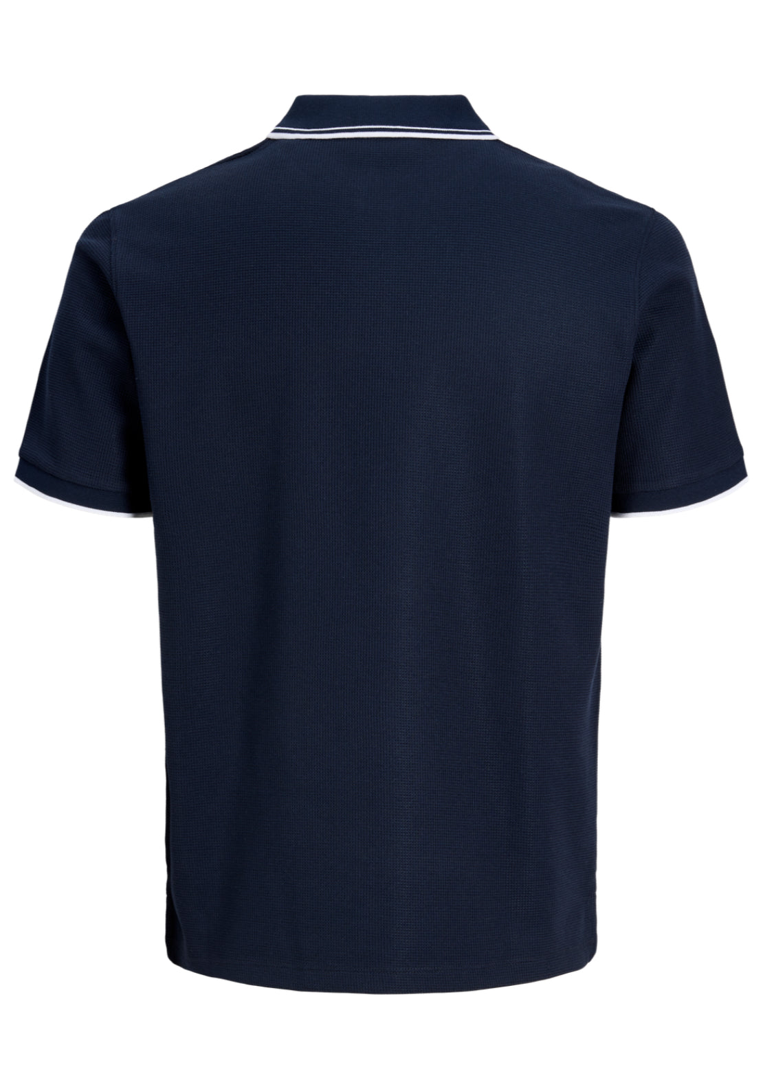 Jack &amp; Jones Stripe Trim Logo Polo - Sky Captain 8 Shaws Department Stores