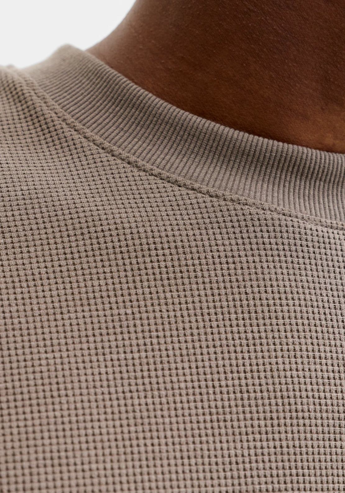 Jack &amp; Jones Plain Textured T-Shirt - Falcon 5 Shaws Department Stores