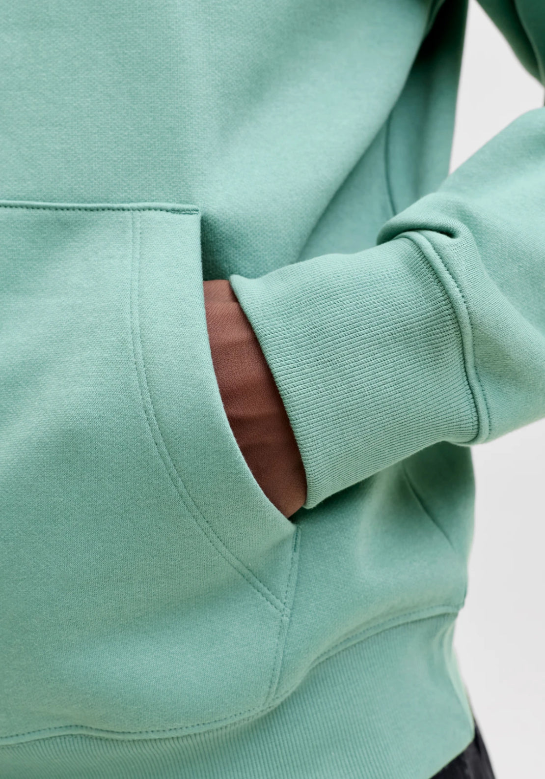 Jack &amp; Jones Logo Sweatshirt Hoodie - Blue 5 Shaws Department Stores