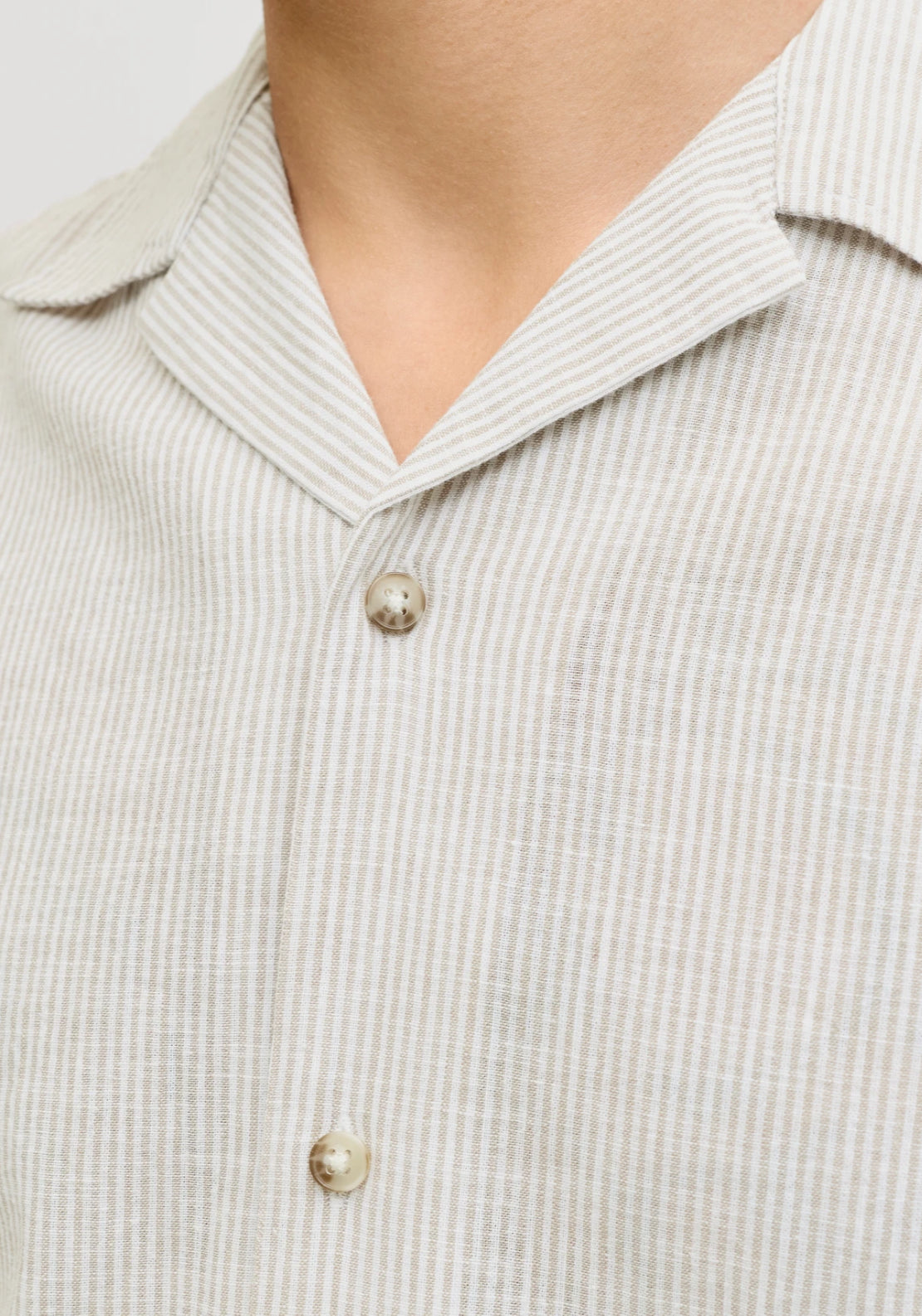 Jack &amp; Jones Loose Fit Resort Shirt - Crockery 3 Shaws Department Stores
