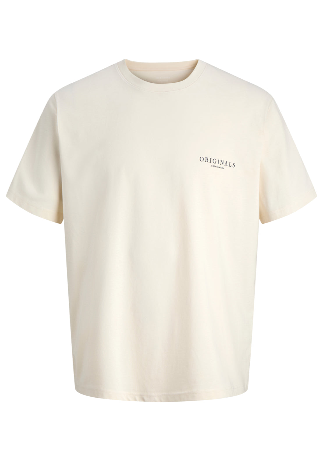 Jack &amp; Jones Abstract Back Print T-Shirt - Antique White 6 Shaws Department Stores