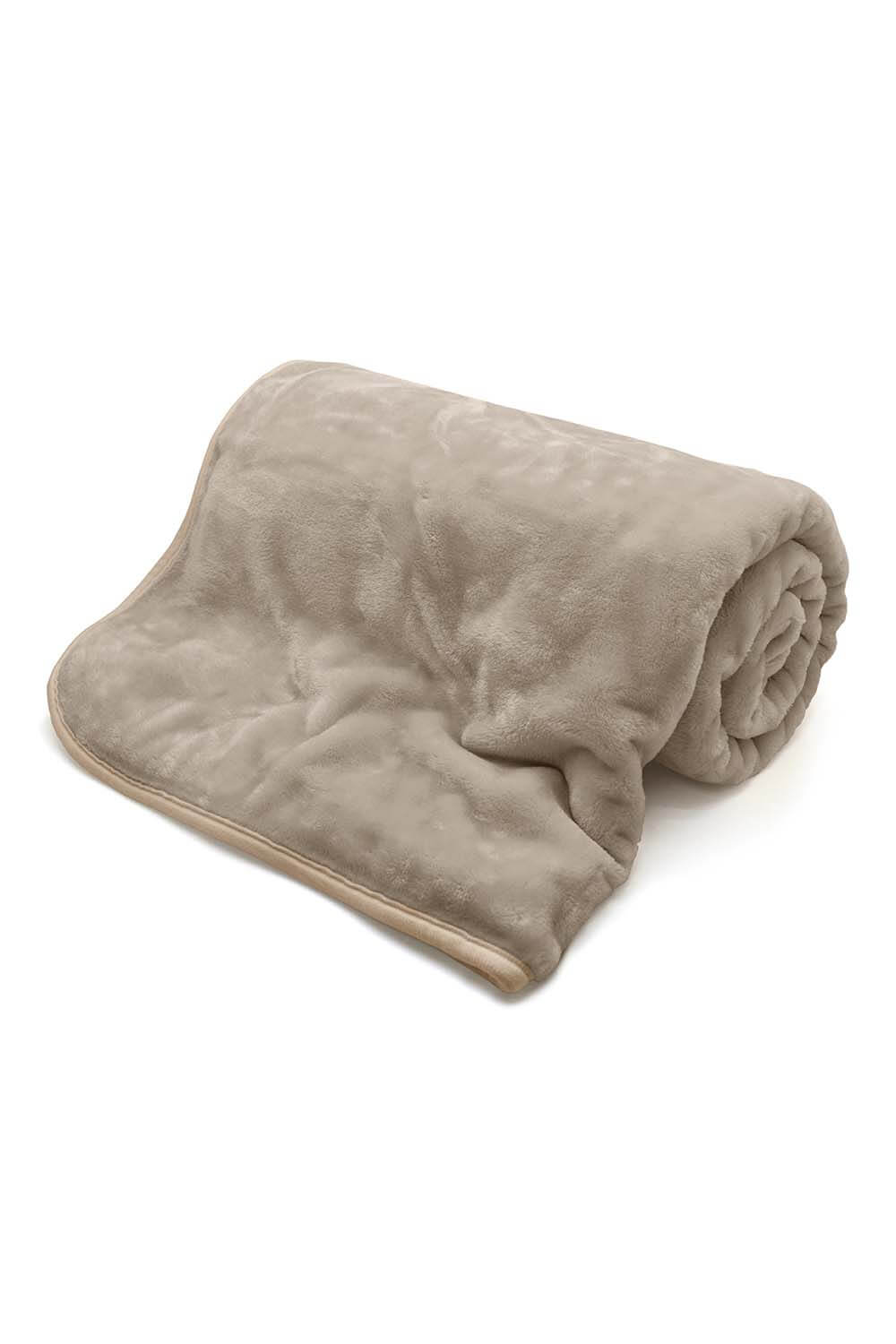 The Home Collection Mink Throw 150 x 200cm - Latte 1 Shaws Department Stores
