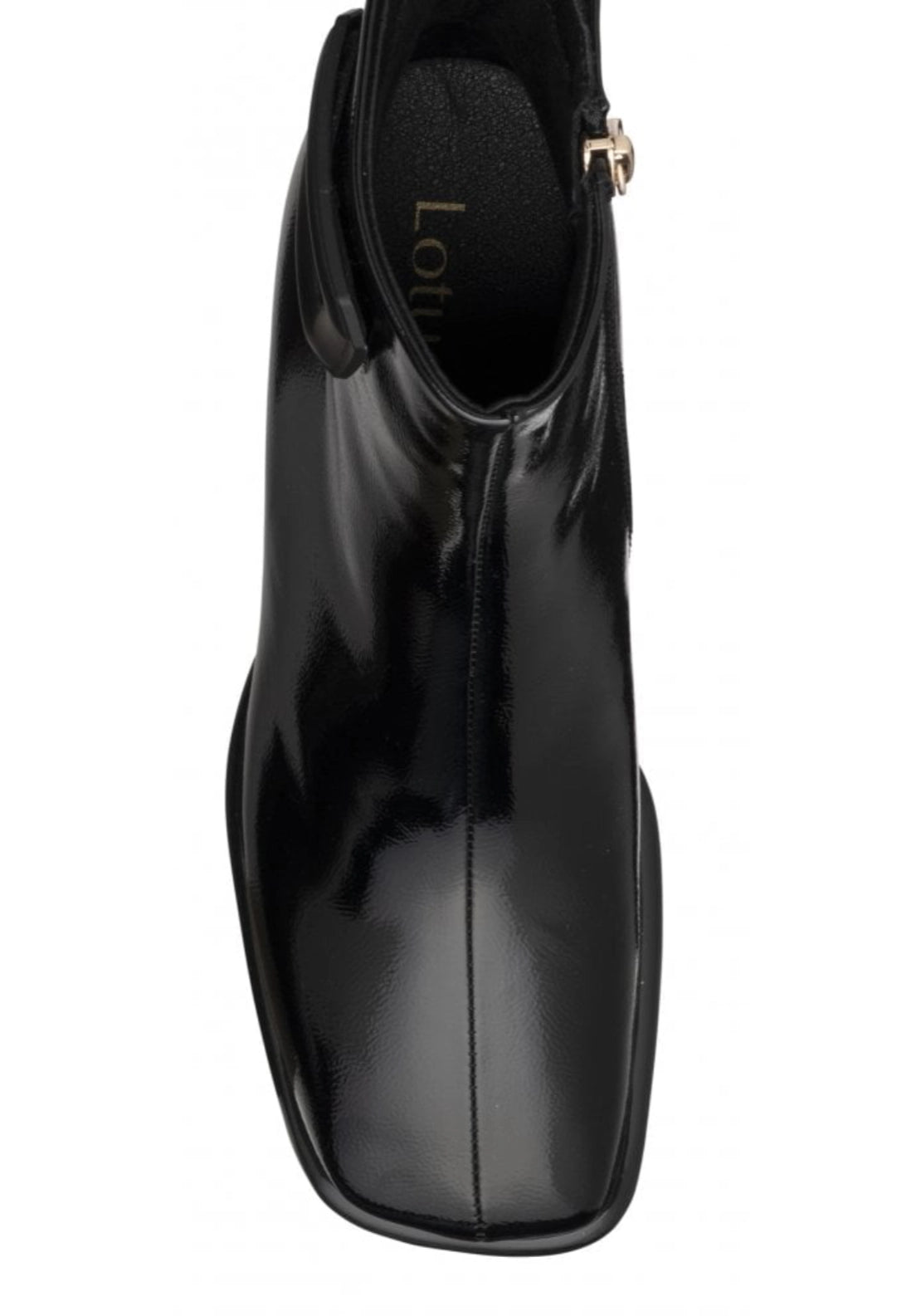 Quincy Ankle Boot - Black Patent