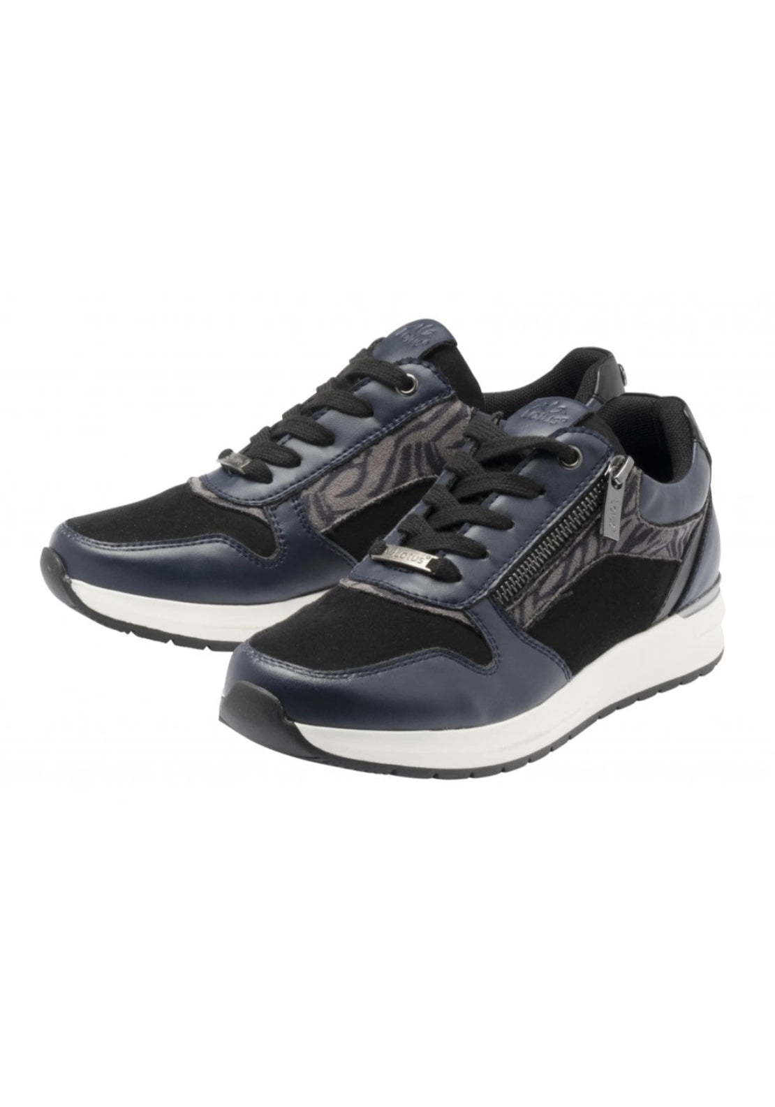 Lotus Venus Trainers - Navy / Black 2 Shaws Department Stores