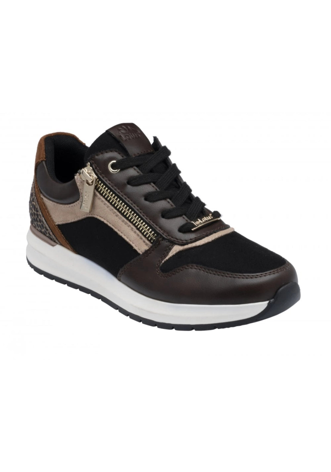 Lotus Venus Trainers - Brown / Black 1 Shaws Department Stores