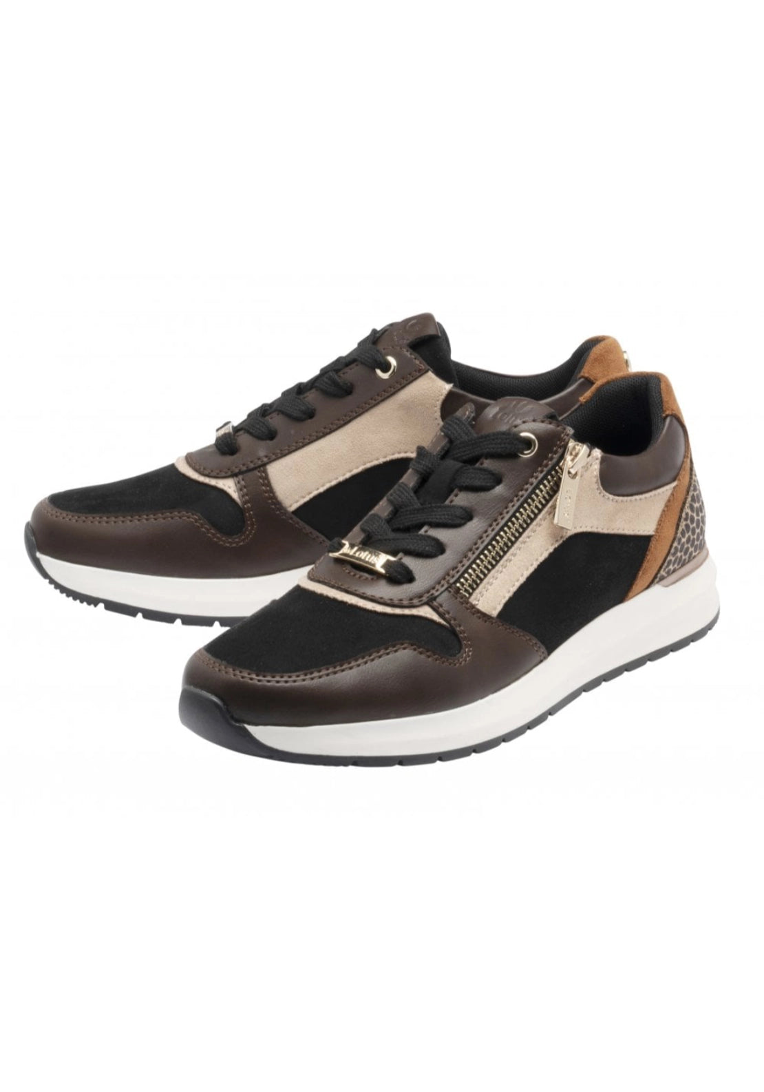 Lotus Venus Trainers - Brown / Black 2 Shaws Department Stores