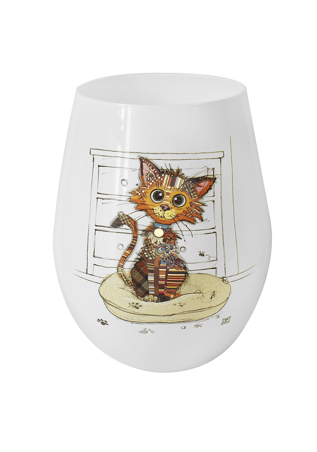 The Home Collection Kimba Kitten Stemless Glass 1 Shaws Department Stores