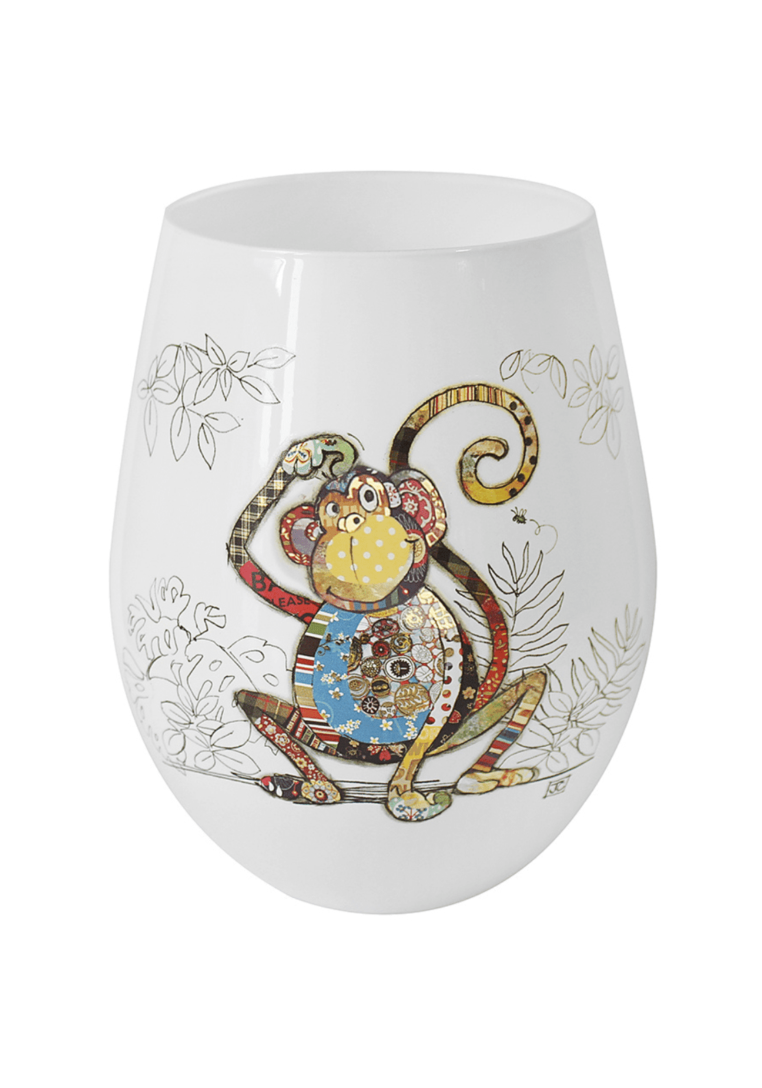 The Home Collection Monty Monkey Stemless Glass 1 Shaws Department Stores