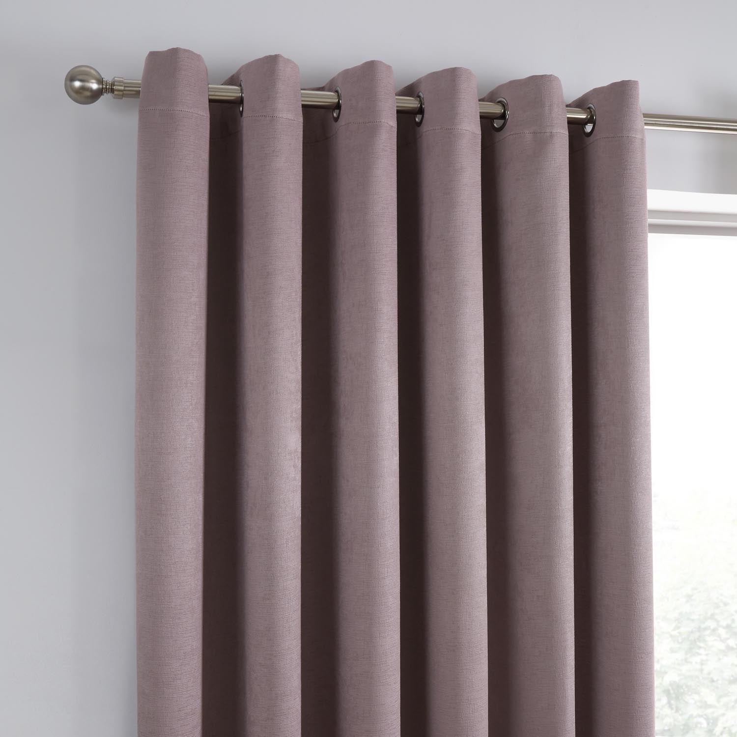 The Home Collection Strata Blush Eyelet Curtains 2 Shaws Department Stores