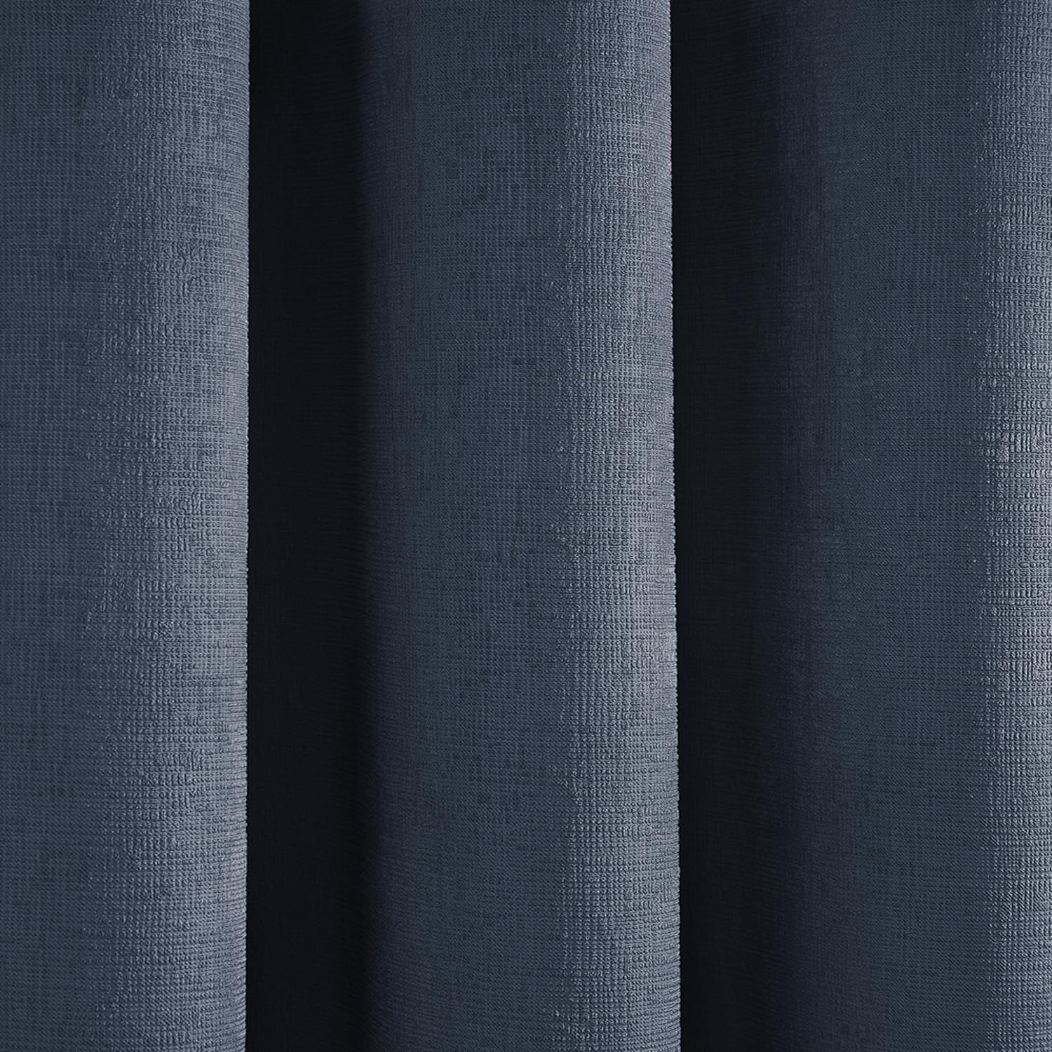 The Home Collection Luna Navy Dim Out Eyelet Curtains 3 Shaws Department Stores