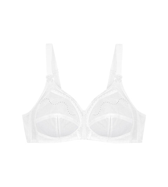 Triumph Doreen Cotton Non-Wired Bra, Nude - McElhinneys