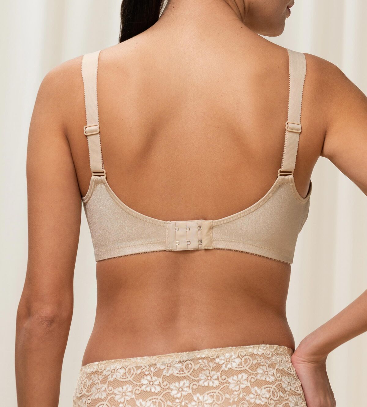 Triumph Doreen + Cotton Non-Wired Bra - Nude 4 Shaws Department Stores