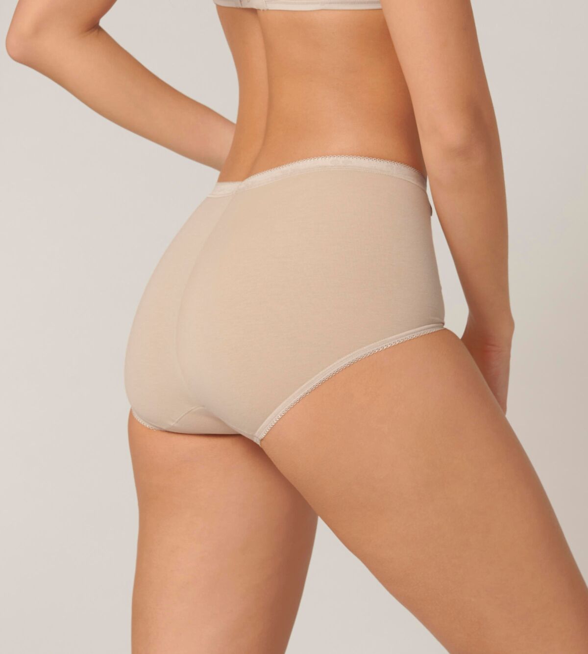 Sloggi Basic Maxi Brief 3 Plus 1 Pack - Nude 3 Shaws Department Stores