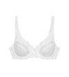 Amourette 300 Wired lacy bra - White