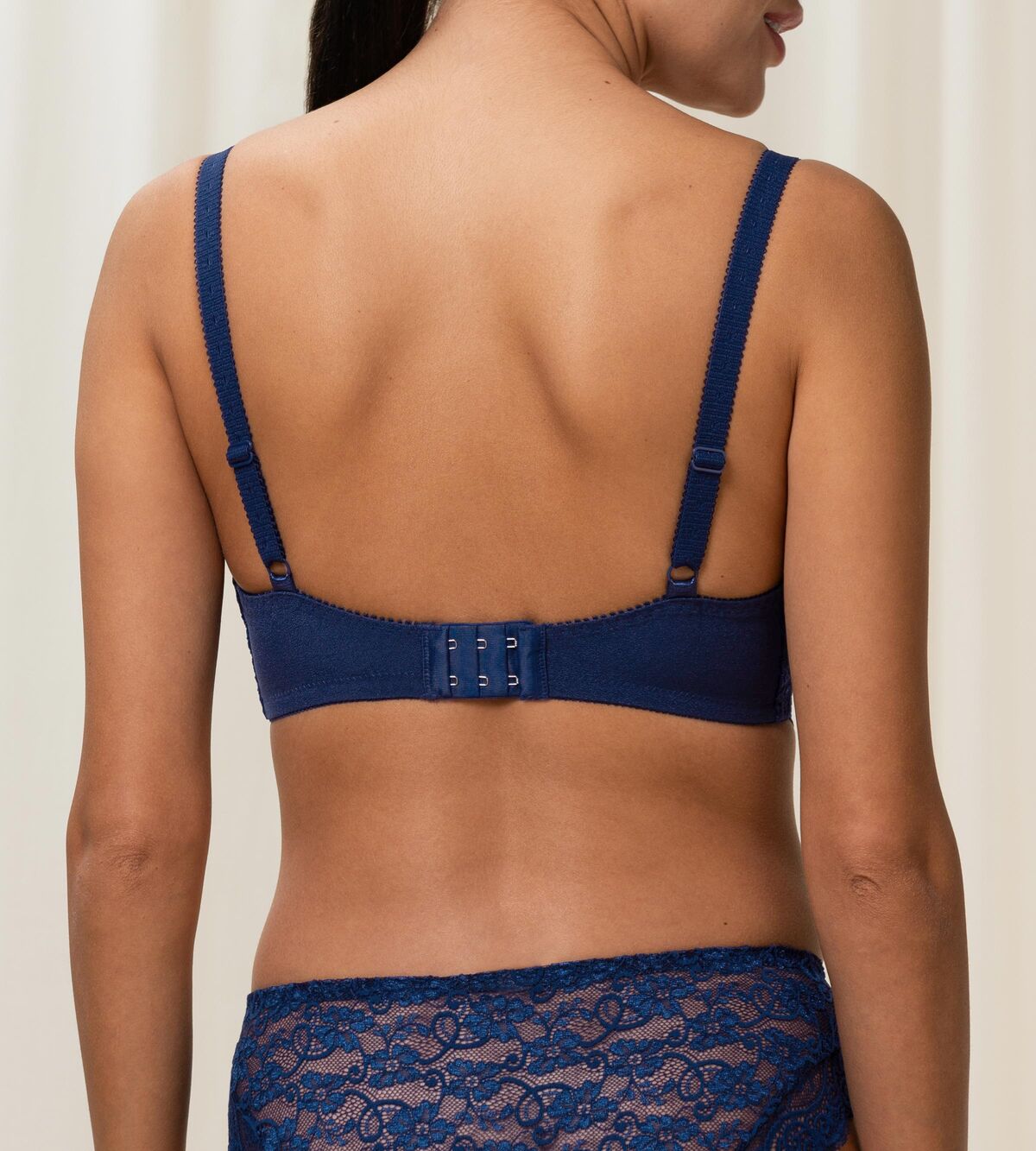 Triumph Amourette 300 Wired lacy bra - Blue 4 Shaws Department Stores
