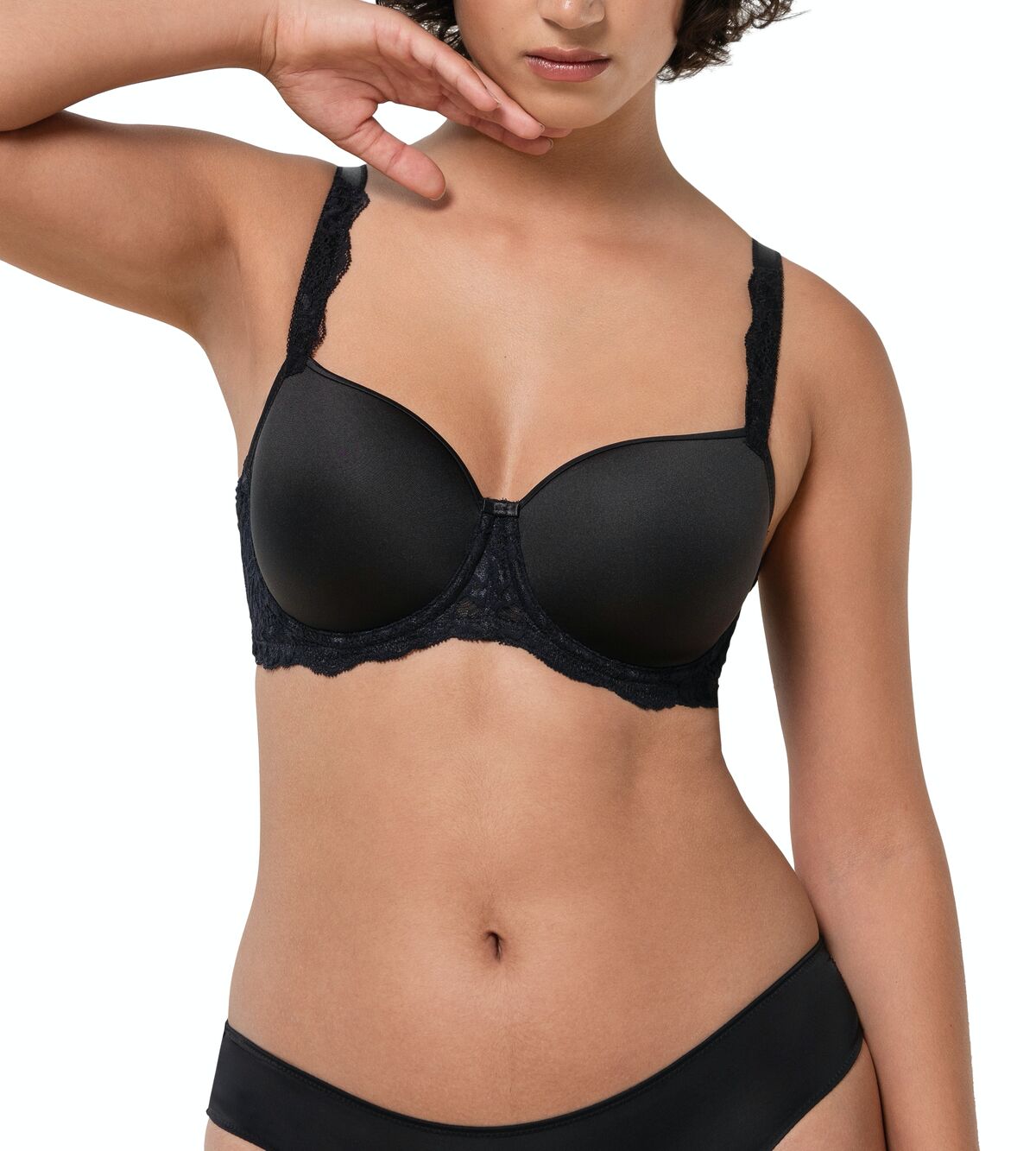 Triumph Amourette Charm Underwire Bra - Black 2 Shaws Department Stores