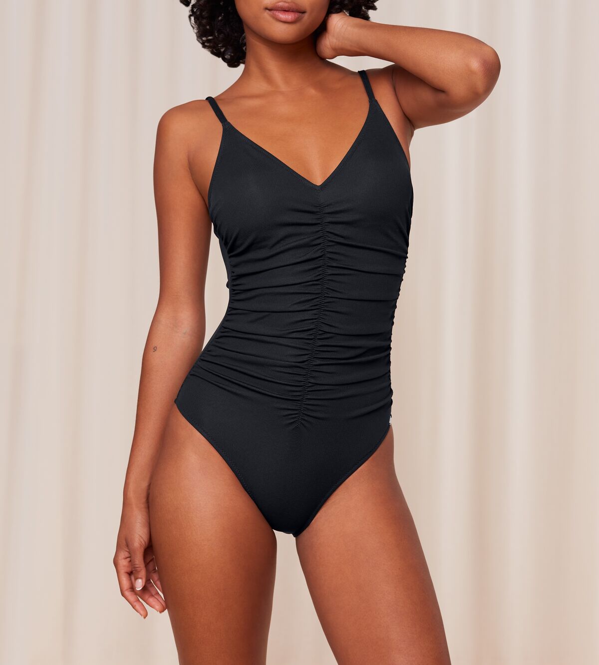 Triumph Summer Glow Padded Swimsuit - Black 2 Shaws Department Stores