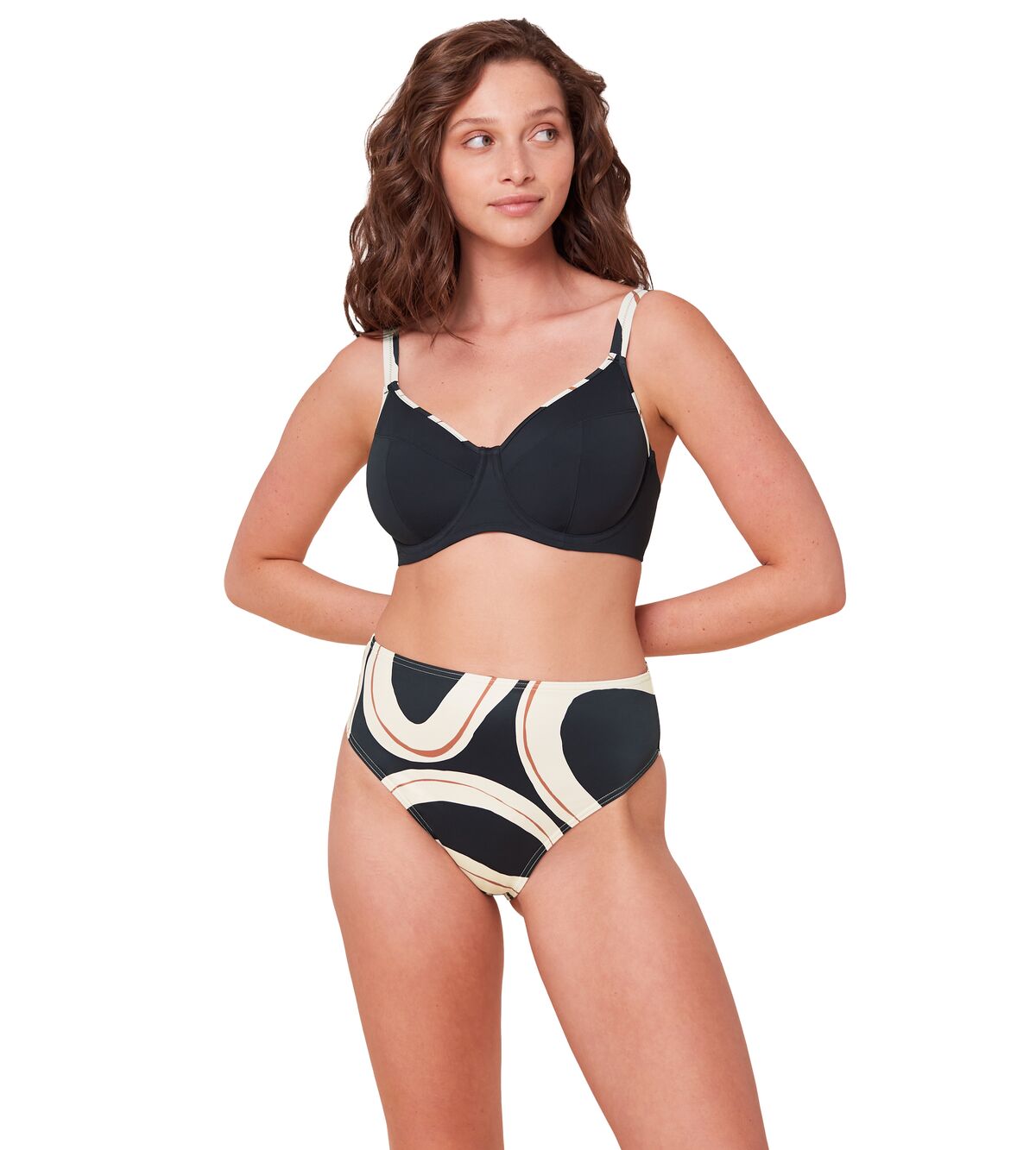 Triumph Summer Allure Wired Bikini top - Black 3 Shaws Department Stores