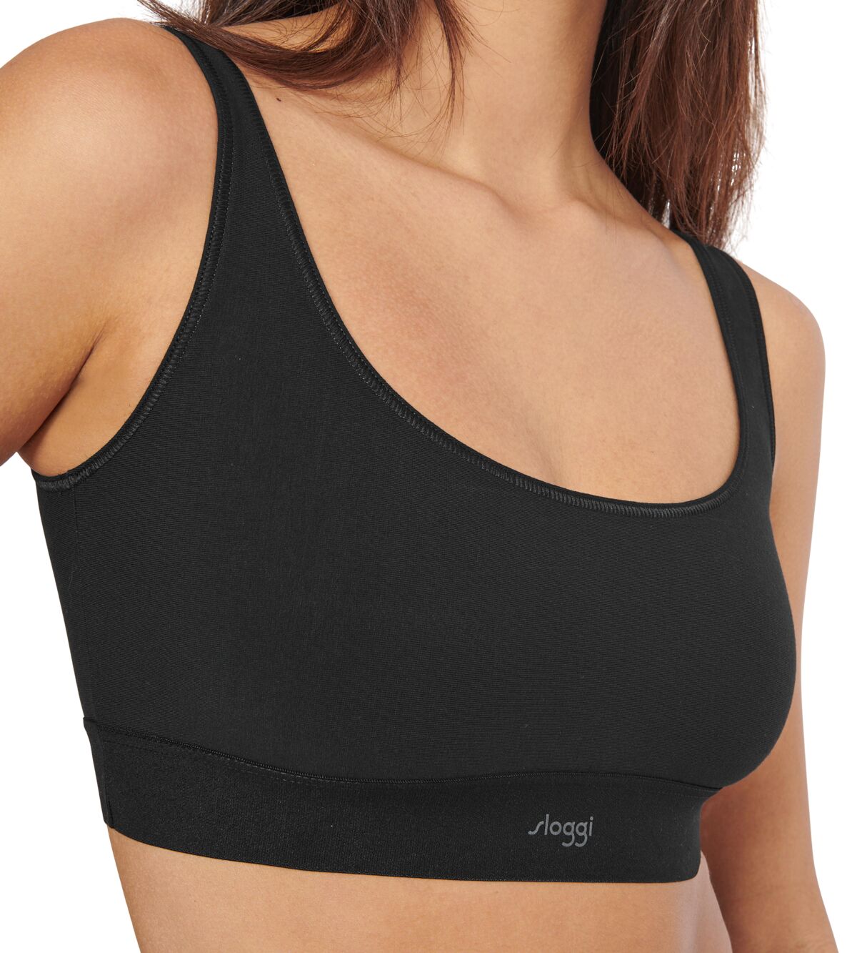 Sloggi EVER Ease Top - Black 2 Shaws Department Stores