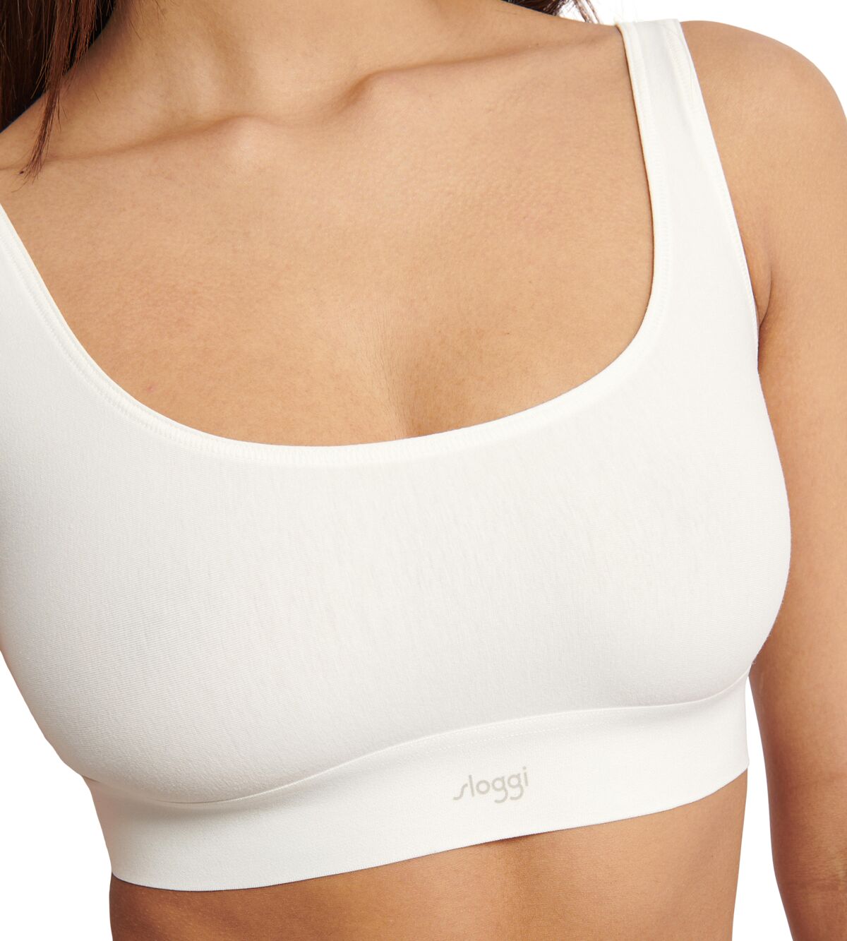 Sloggi EVER Ease Top - White 3 Shaws Department Stores