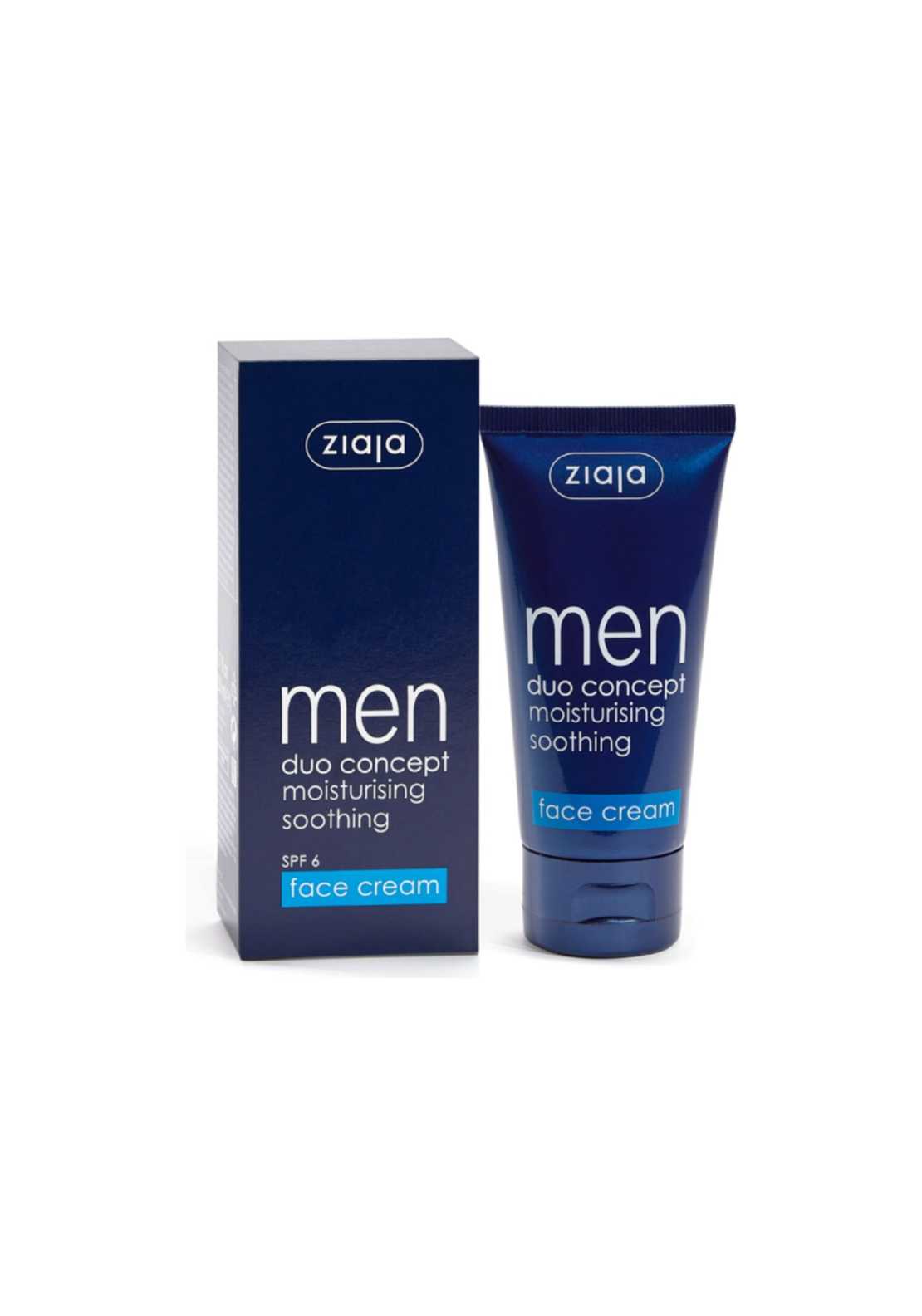 Ziaja Men Face Cream With Spf 6 - 50ml 1 Shaws Department Stores
