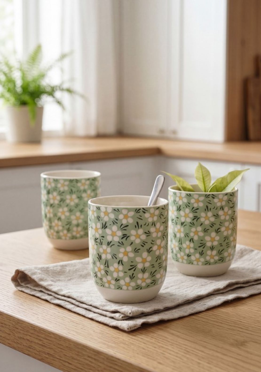 Clayre & Eef Floral Tea Mug No Handle - Multi 1 Shaws Department Stores