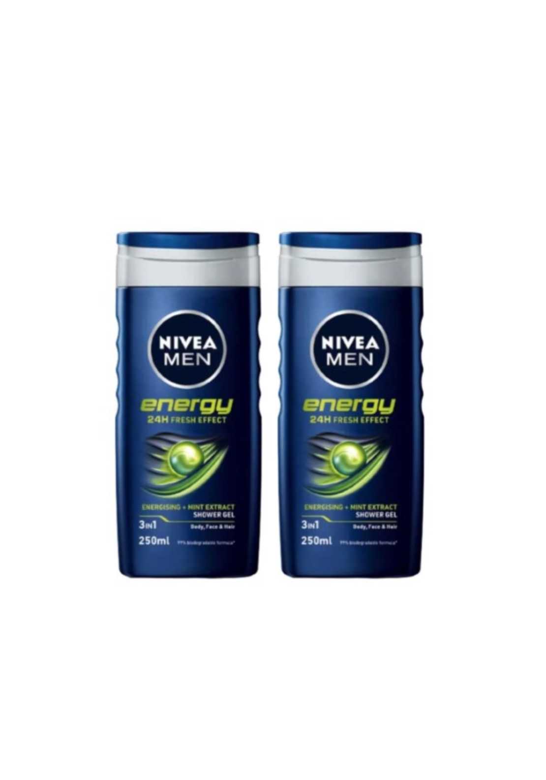 Nivea Men Shower Energy Duo Pack 2 X 250ml 1 Shaws Department Stores