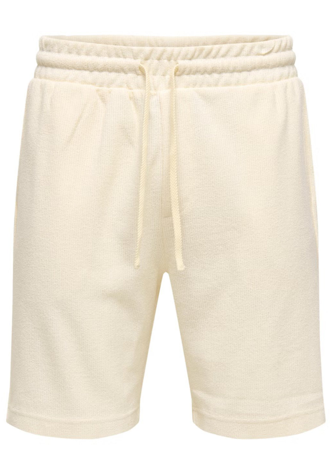 Only &amp; Sons Kosta Regular Fit Shorts - Antique White 6 Shaws Department Stores