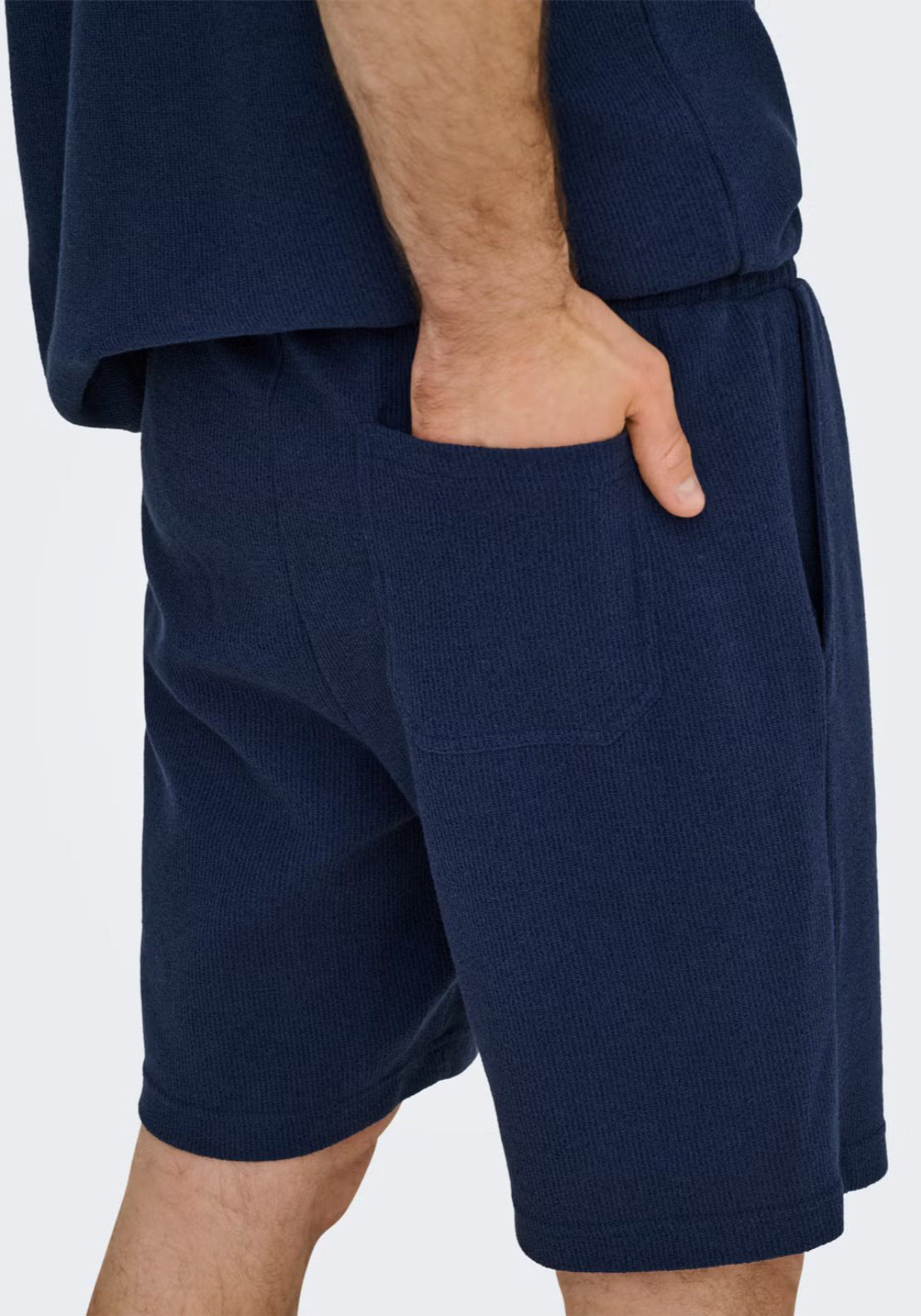 Only &amp; Sons Kosta Regular Fit Shorts - Naval Academy 4 Shaws Department Stores