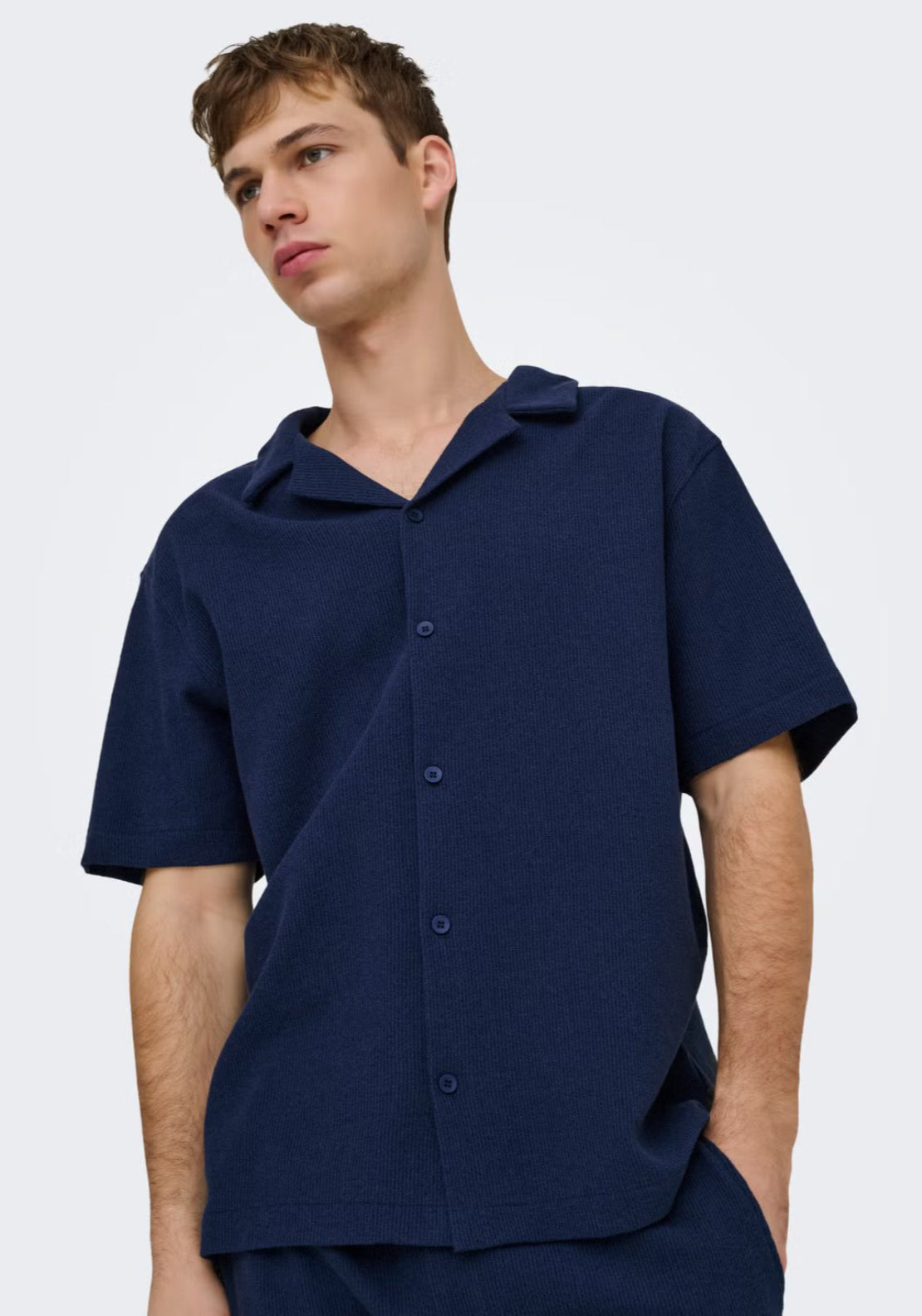 Only &amp; Sons Kosta Shirt - Naval Academy 3 Shaws Department Stores