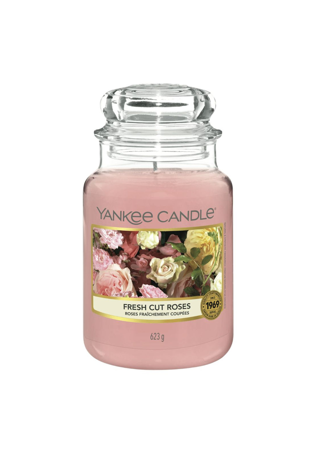 Yankee Candle Large Jar - Fresh Cut Roses 1 Shaws Department Stores
