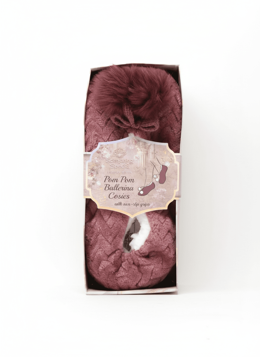 Something Special Gifts Pom Pom Ballerina Cosies - Blush 1 Shaws Department Stores