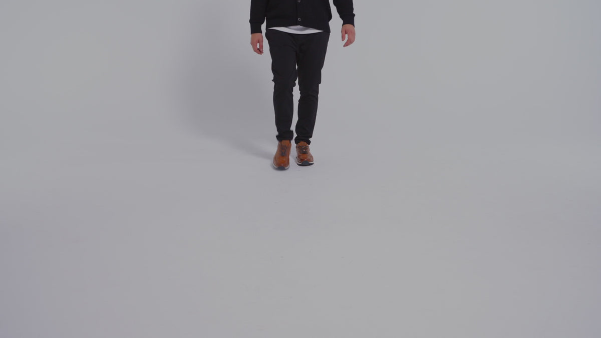 Cirino Leather Sneaker - Brown