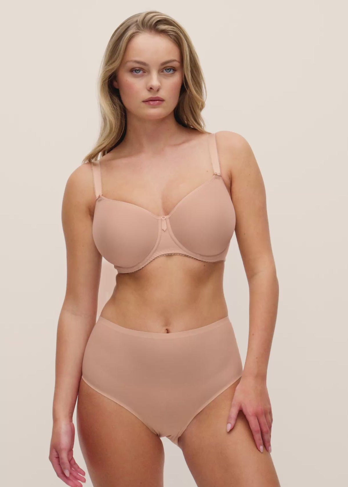 Rebecca Essentials Underwire Spacer Bra - Beige