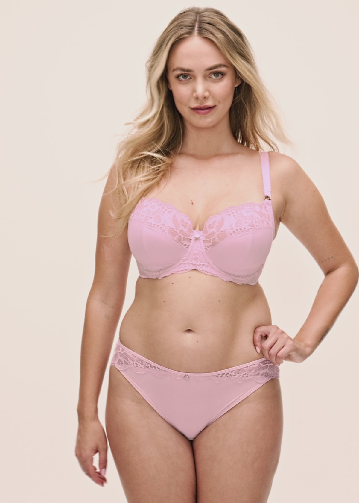 Reflect Underwire Side Support Bra - Pink