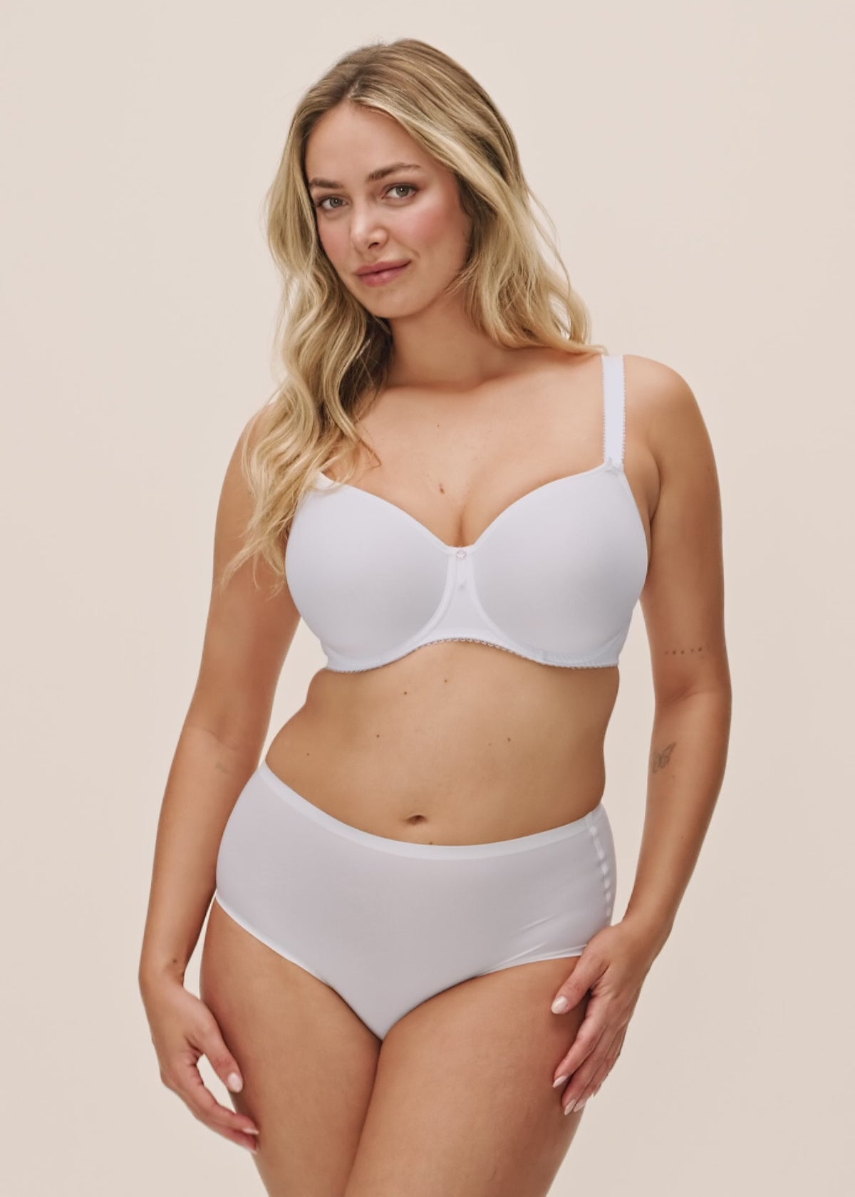 Rebecca Essentials Underwire Spacer Bra - White