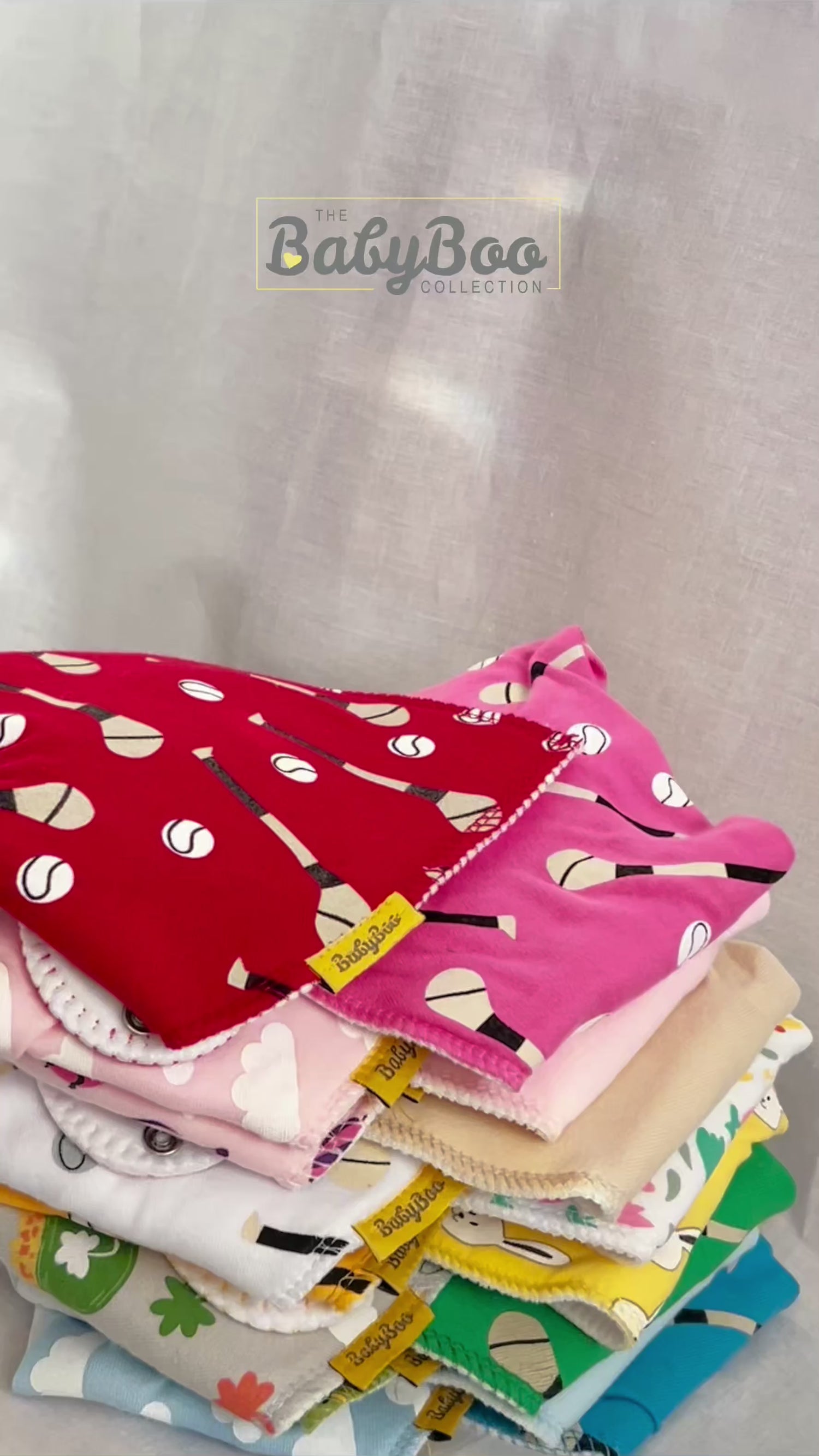 Float Away Organic Cotton DribbleBoo Bandana Bib - Pink