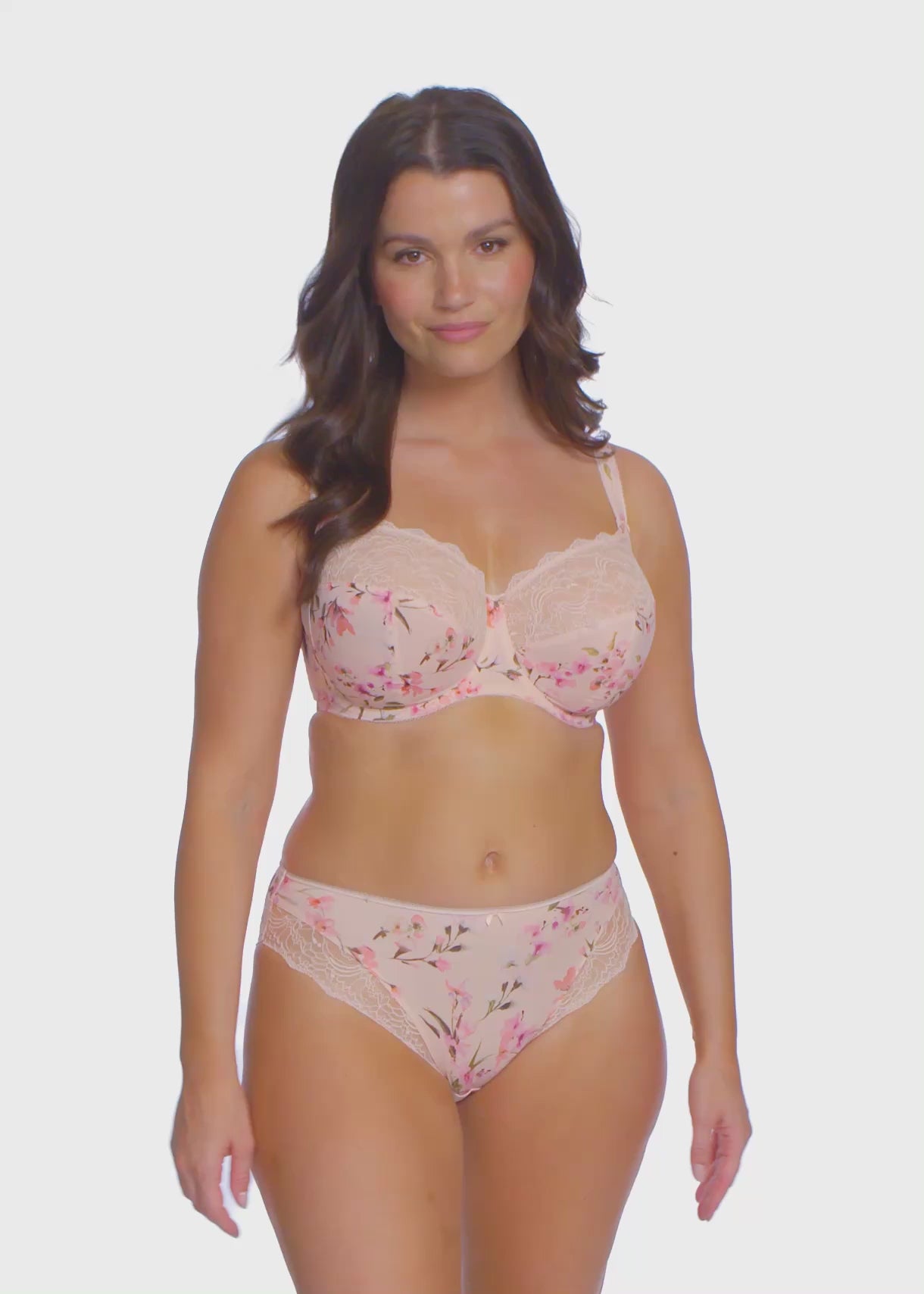 Lucia Underwire Side Support Bra - Rose Water