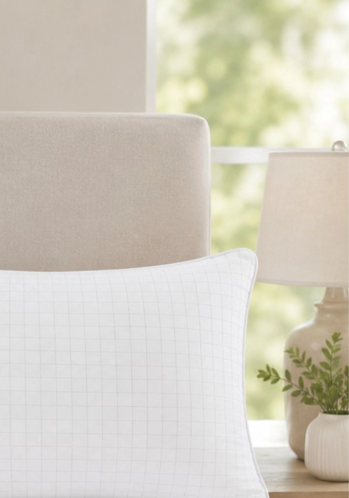 The Home Collection Rest Easy Carbon Pillow - White 2 Shaws Department Stores