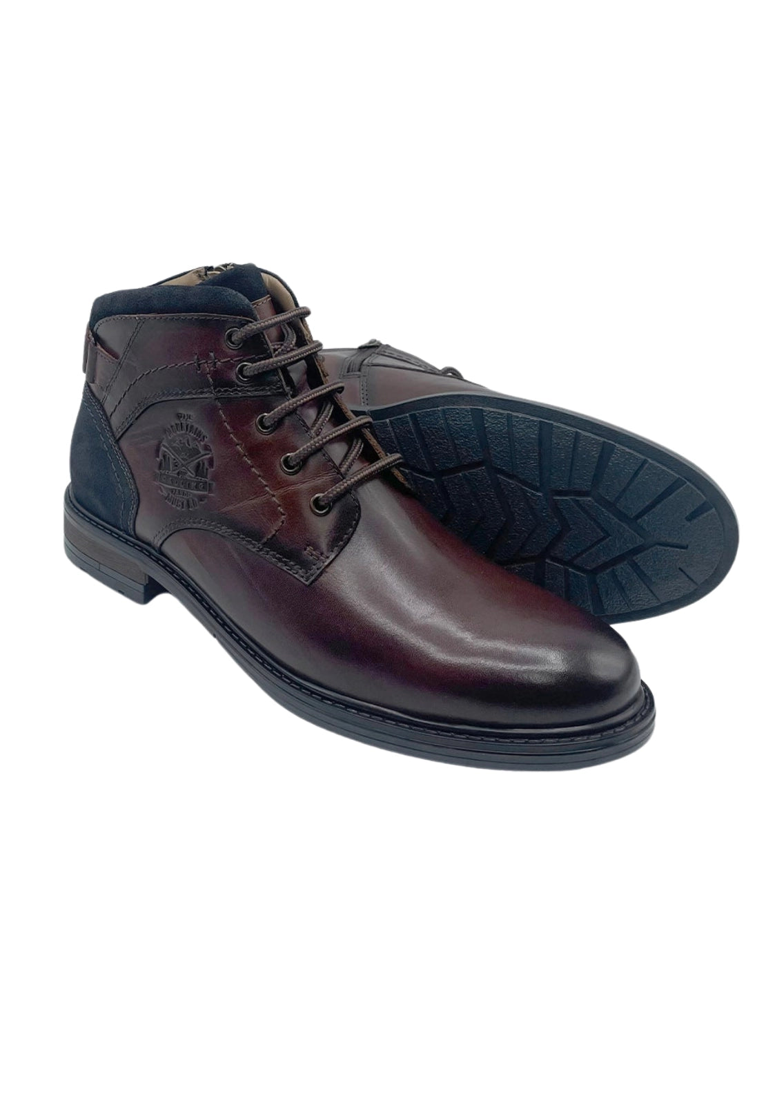 Dubarry Heel Detail Lace Up Boot - Brown 4 Shaws Department Stores
