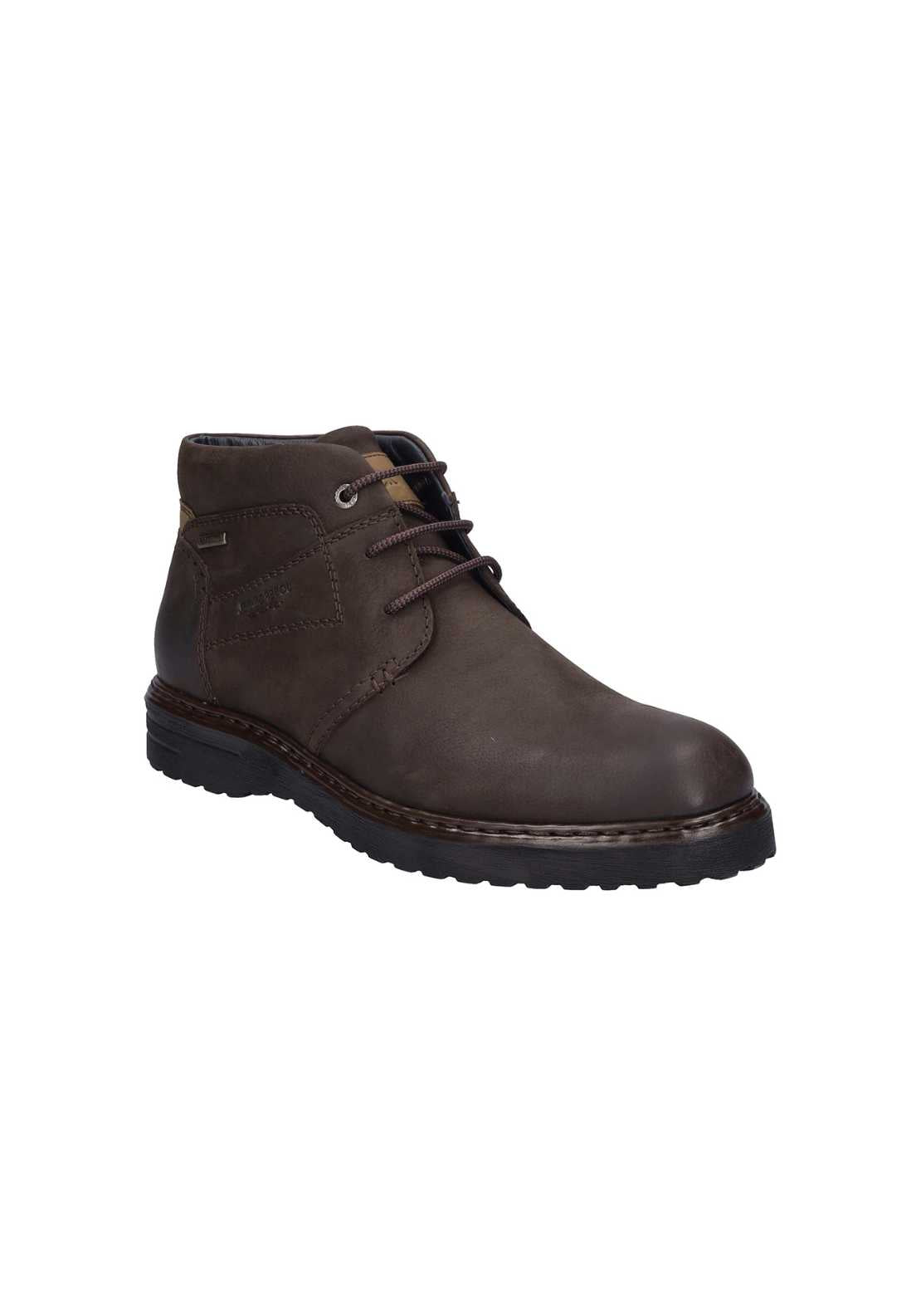 Josef Seibel Waterproof Lace Up Boot - Brown 1 Shaws Department Stores