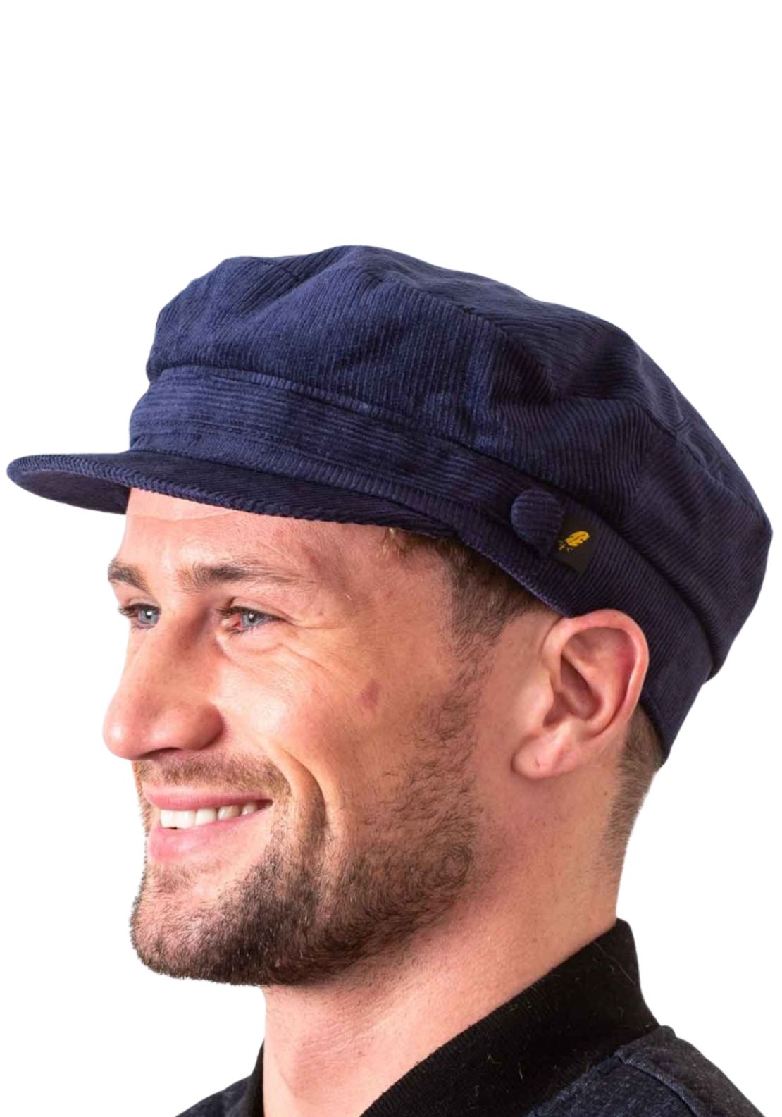 Hatman Of Ireland Skipper Cord Cap - Navy 1 Shaws Department Stores