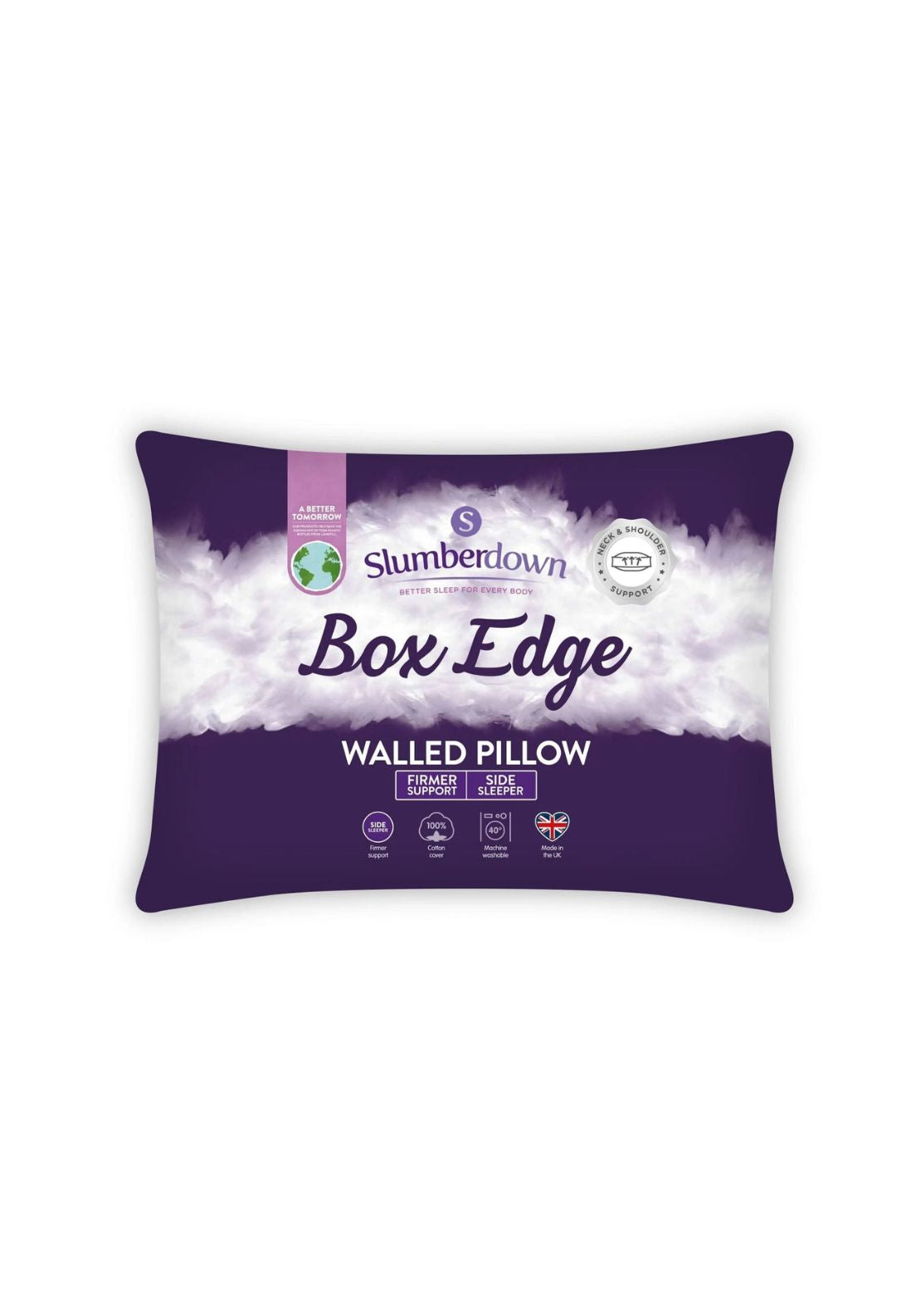 Slumberdown Oriental Relaxer Pillow - White 1 Shaws Department Stores
