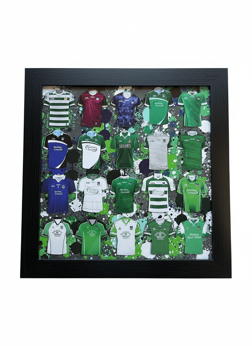 The Home Collection Limerick GAA Framed Picture 40cm x 40cm - Black 1 Shaws Department Stores